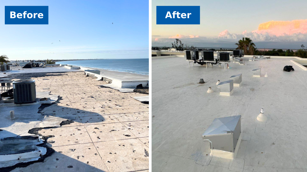 National Roofing Before and After