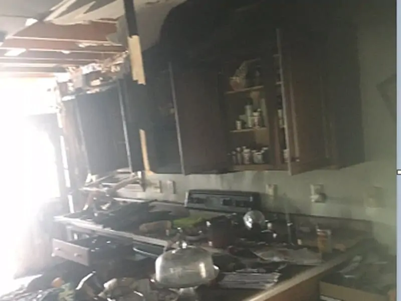 Fire Damage Small house fire